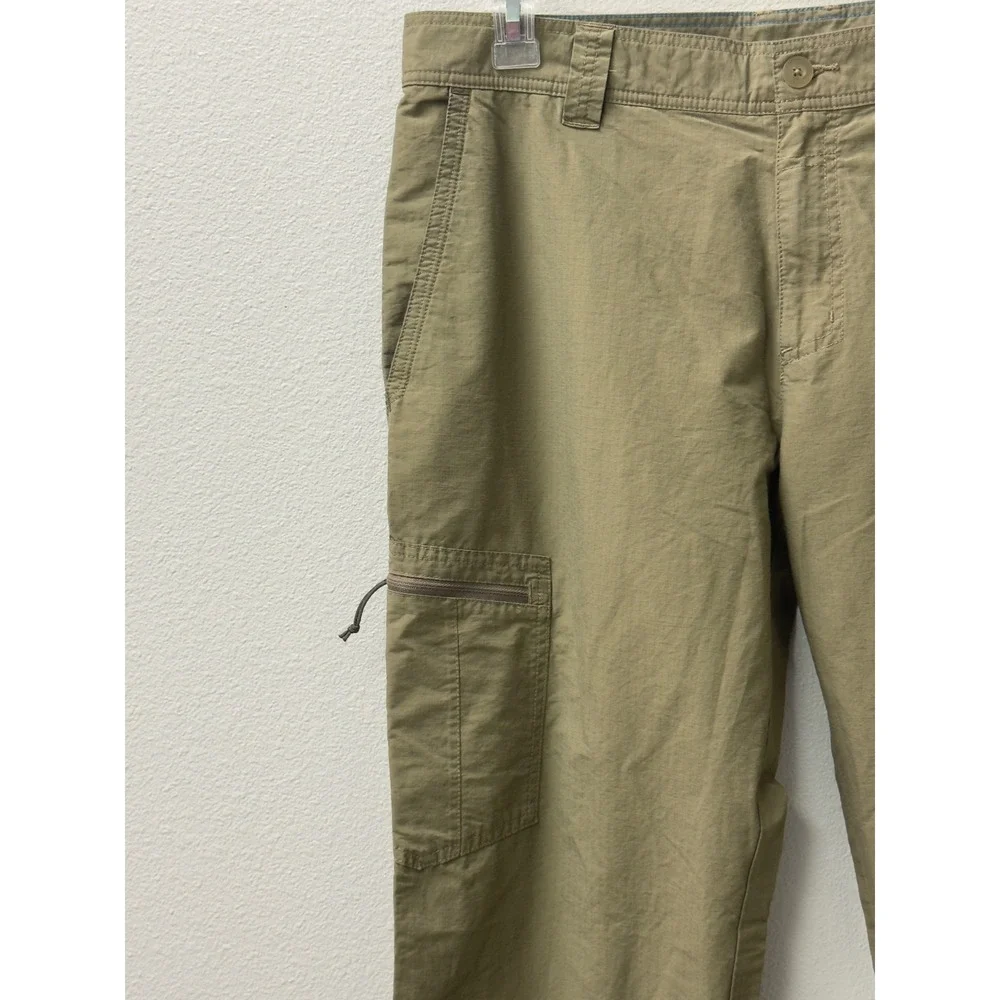 Columbia Cargo Pants Mens 36x32 Khaki Tan  Ripstop Hiking Trousers Gorpcorp